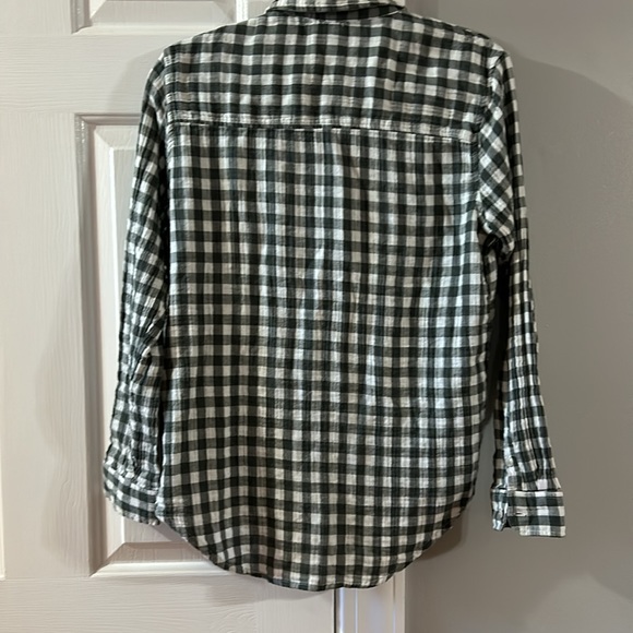 Great/white gingham button down - Picture 2 of 5